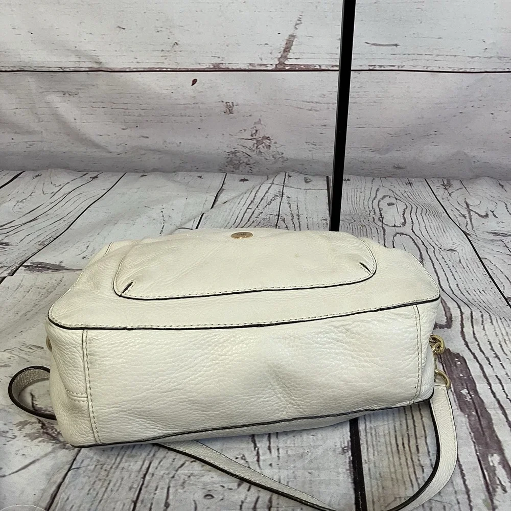 Michael‎ Kors Fulton Satchel Classic Style Pebbled Leather Mk Logo